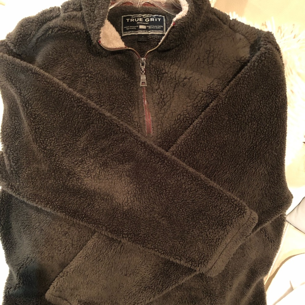 True Grit Olive Green Pullover Men’s Size Medium